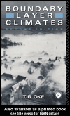 Boundary Layer Climates