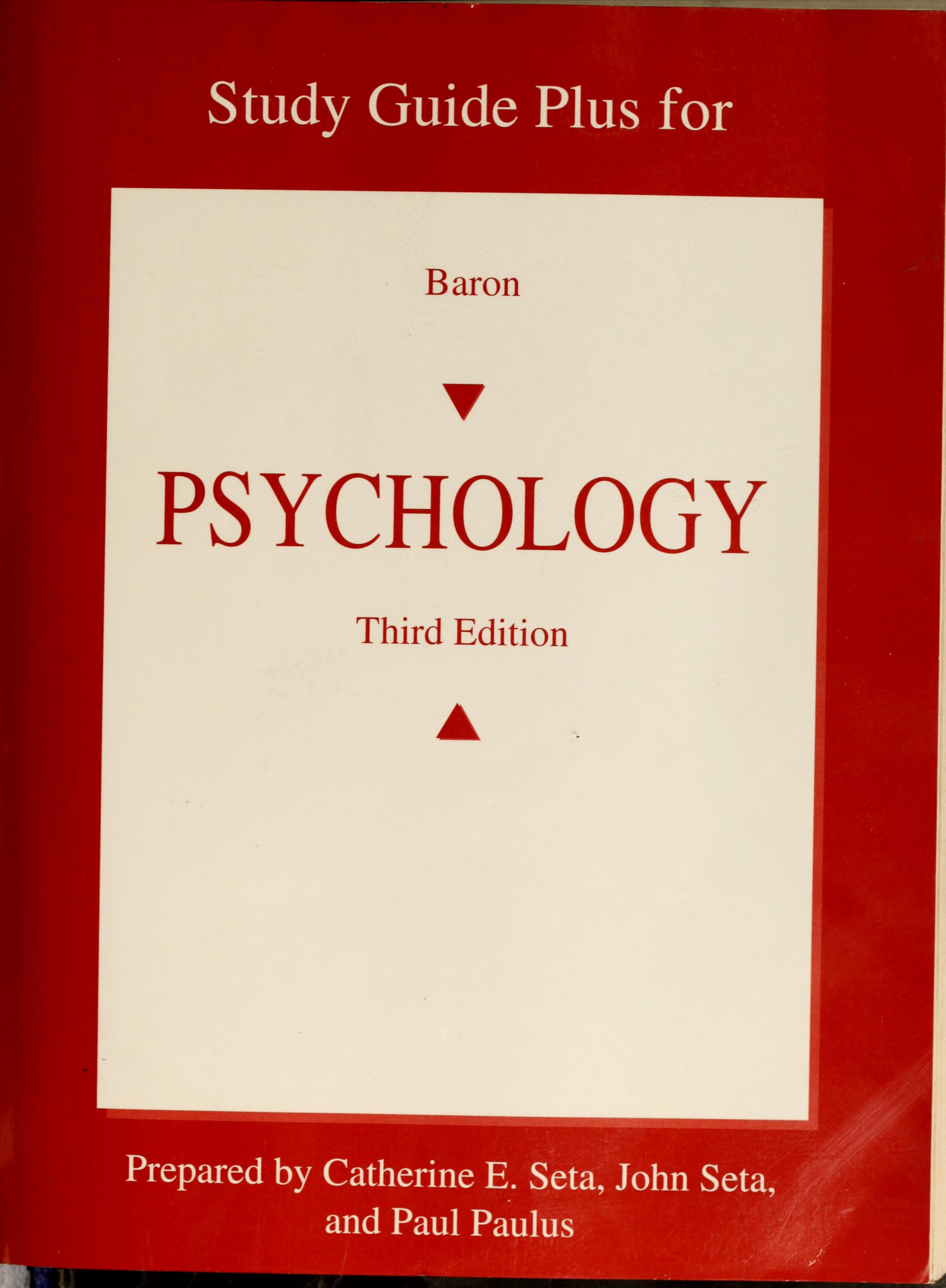 Study Guide Plus for Psychology