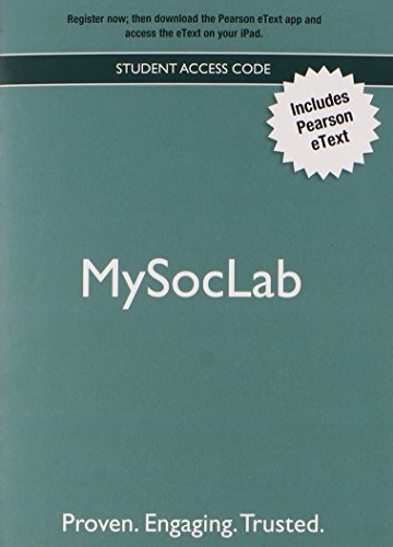 NEW MyLab Sociology with Pearson EText -- Valuepack Access Card