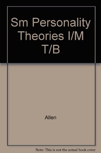 Sm Personality Theories I/M T/B