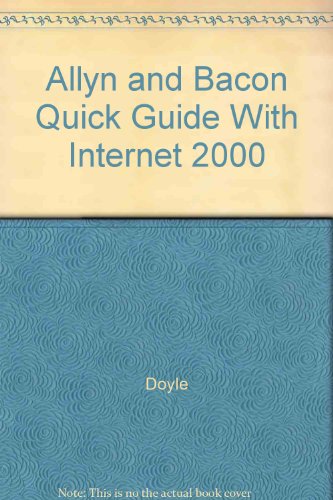 Allyn and Bacon Quick Guide with Internet 2000
