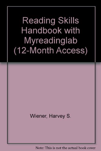 Reading Skills Handbook With Myreadinglab (12-Month Access) (9th Edition)
