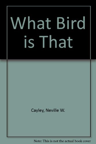 What Bird Is That