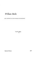 William Beebe: An Annotated Bibliography