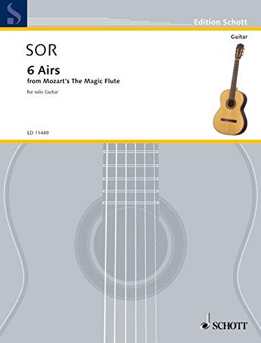Airs(6) from Mozart Magic Flûte Guitare
