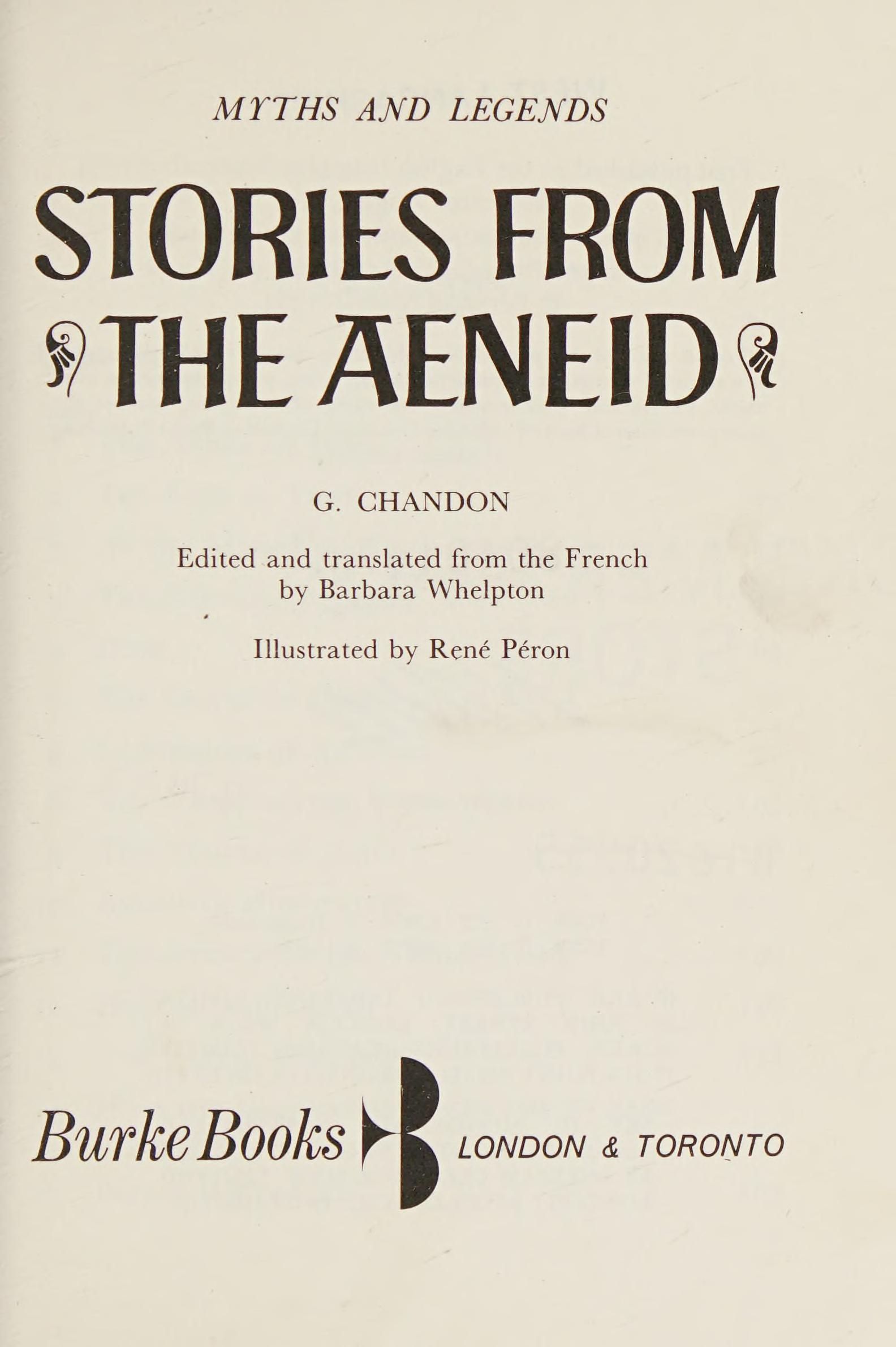 Stories From Aeneid: B.Whelpton