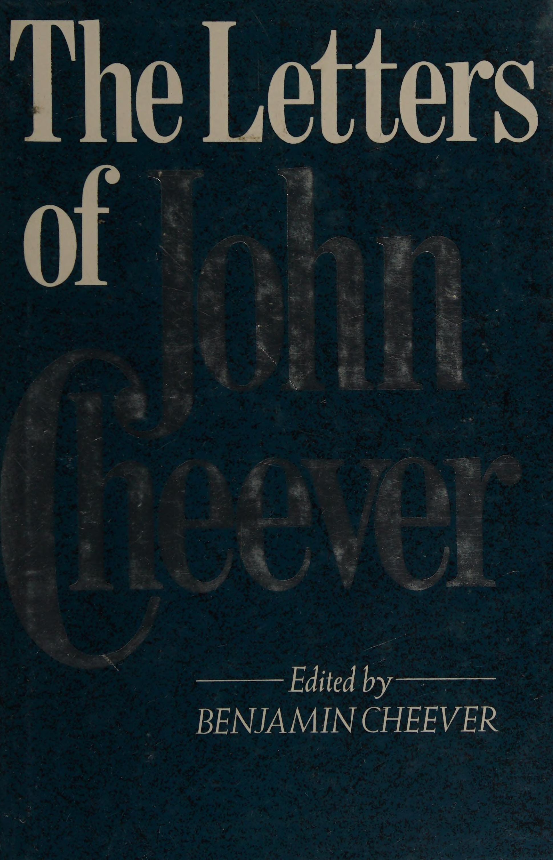 The Letters of John Cheever