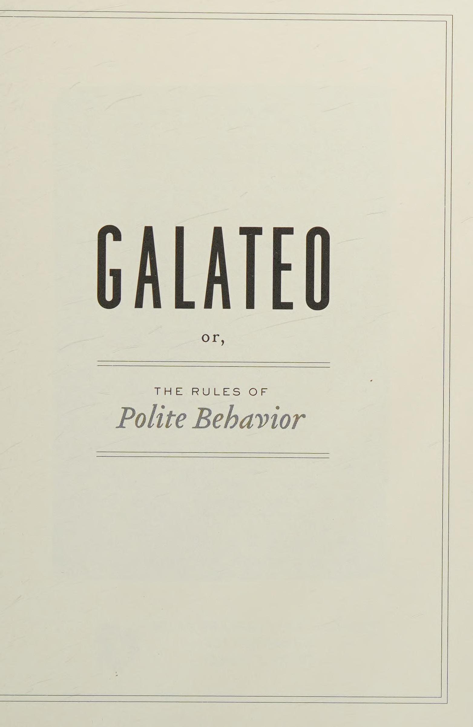Galateo