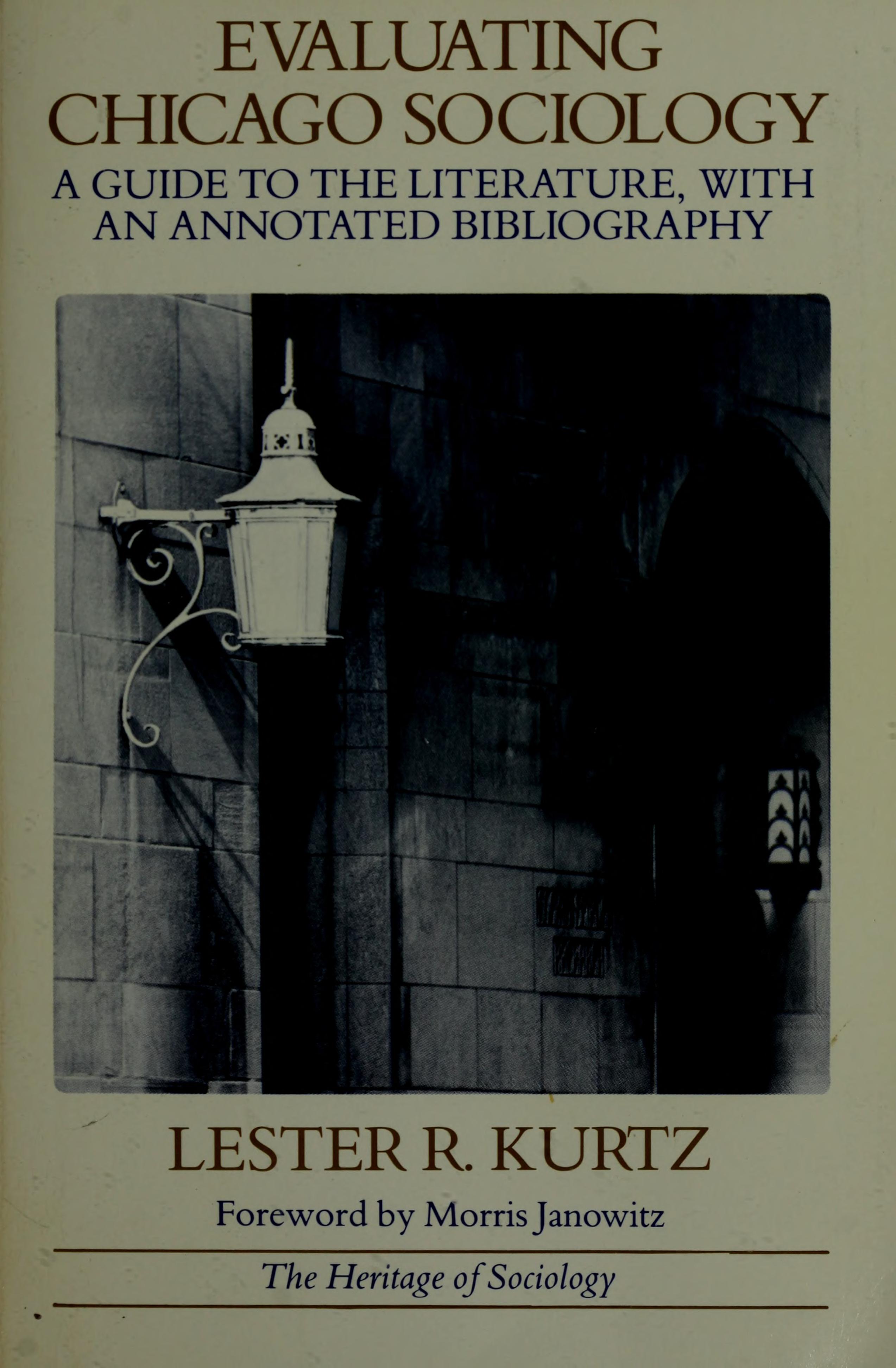 Evaluating Chicago Sociology