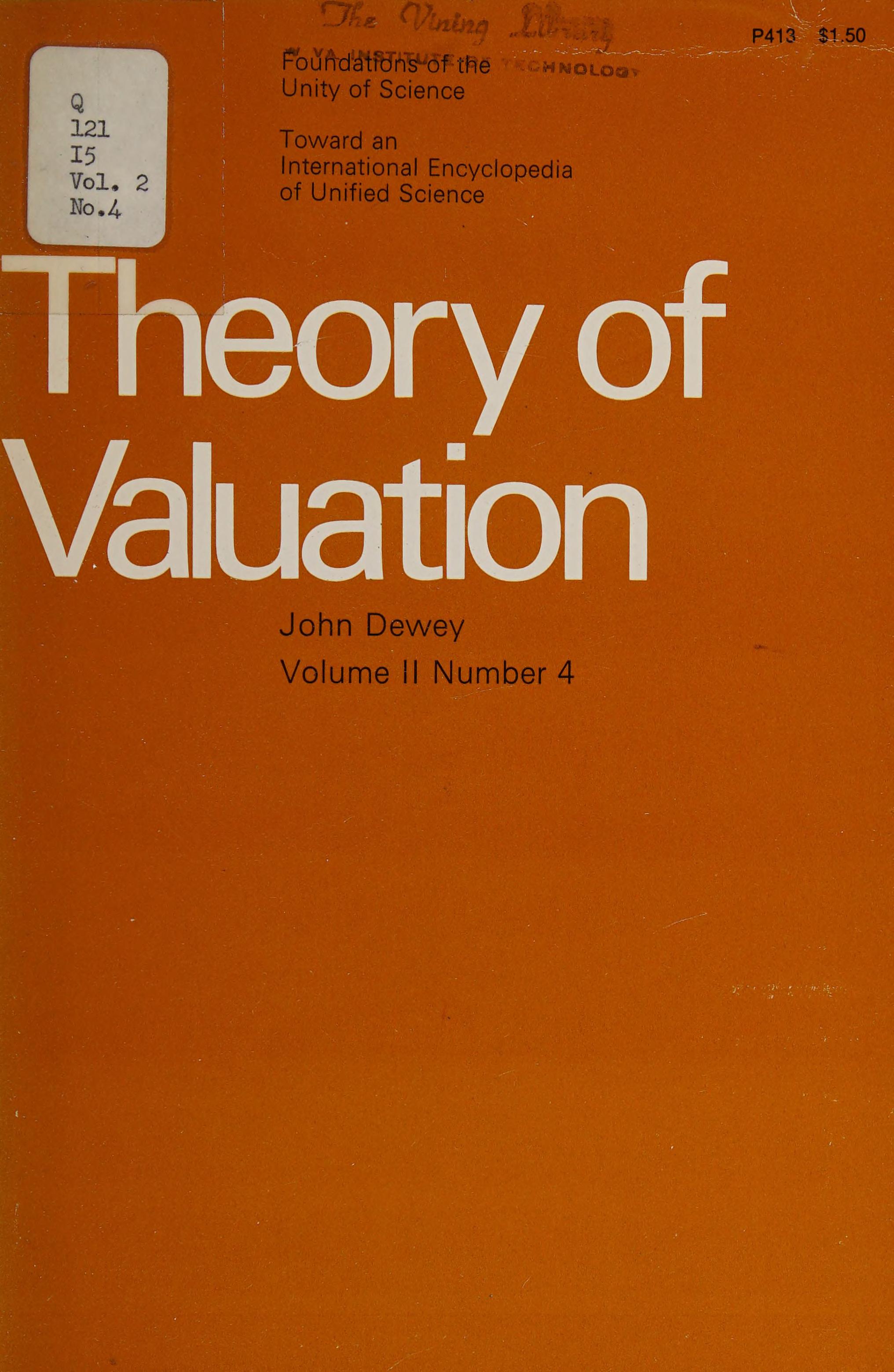 Theory of Valuation