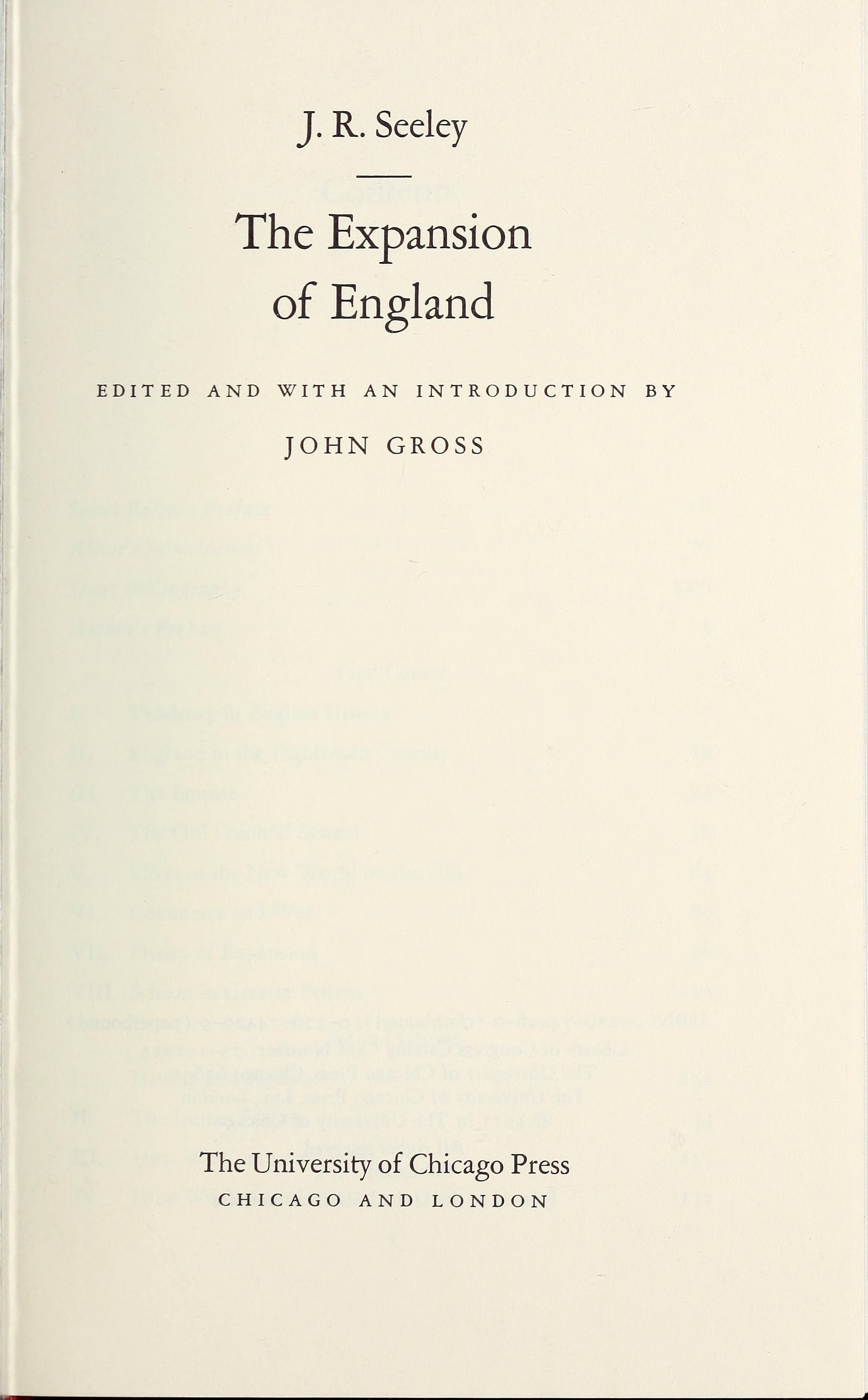 The Expansion Of England
