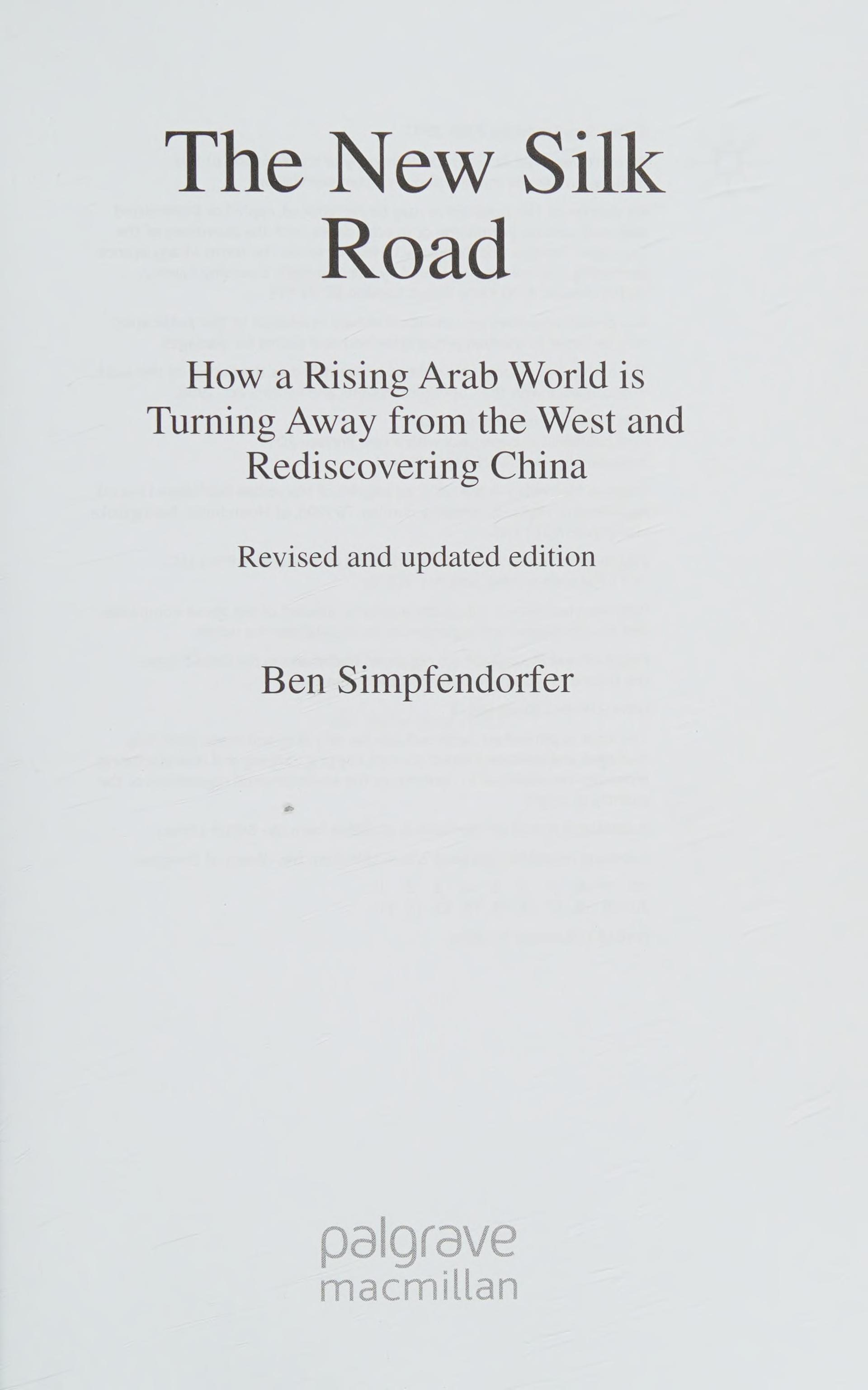 The New Silk Road