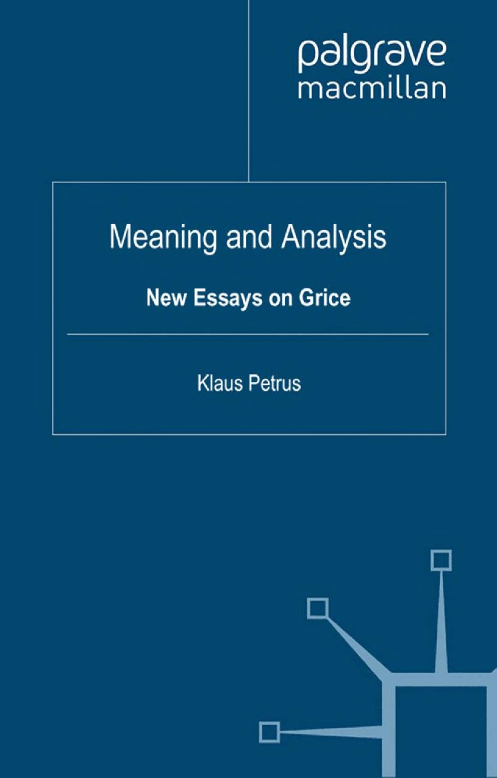 Meaning and analysis