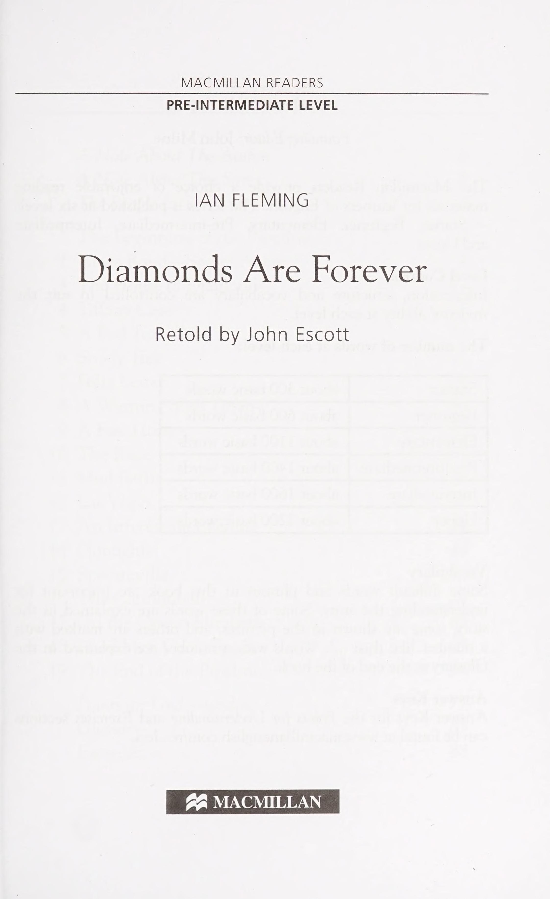 Diamonds Are Forever