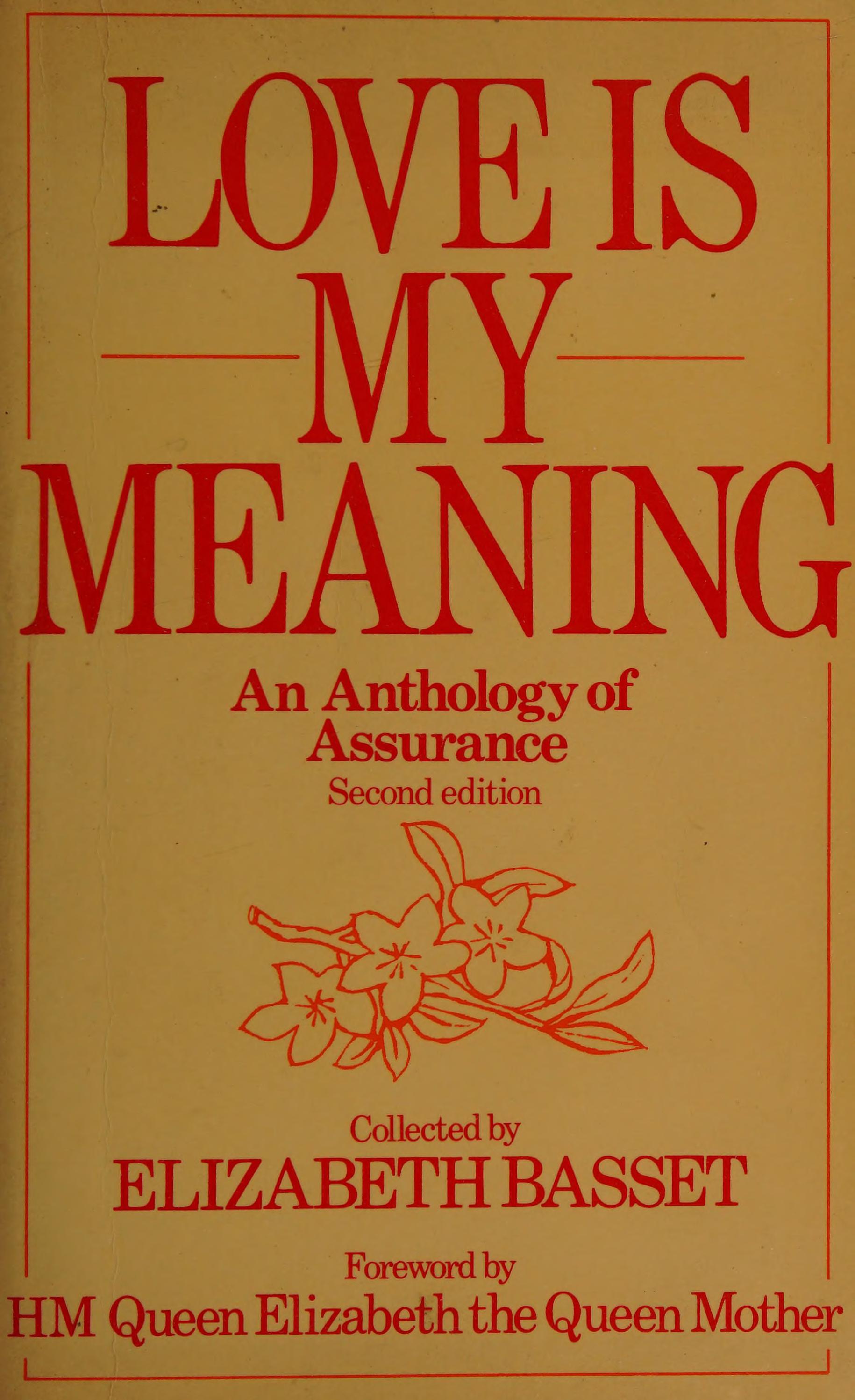 Love Is My Meaning