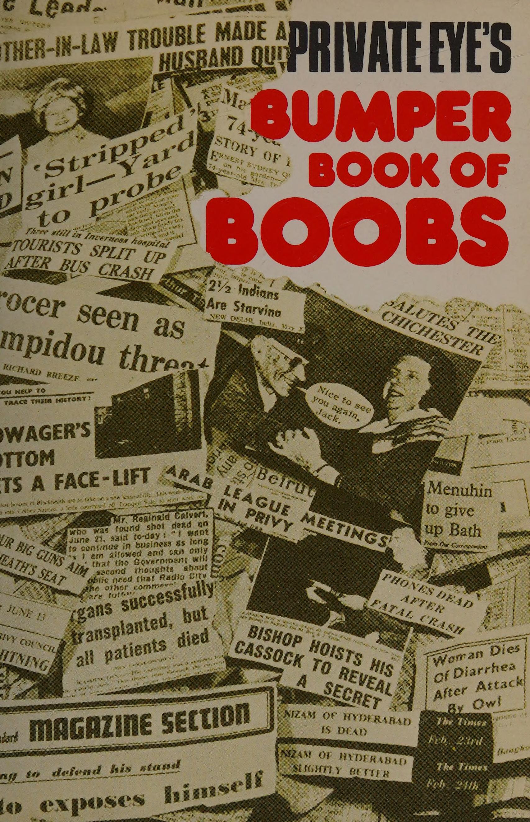 "Private Eye's" Bumper Book of Boobs