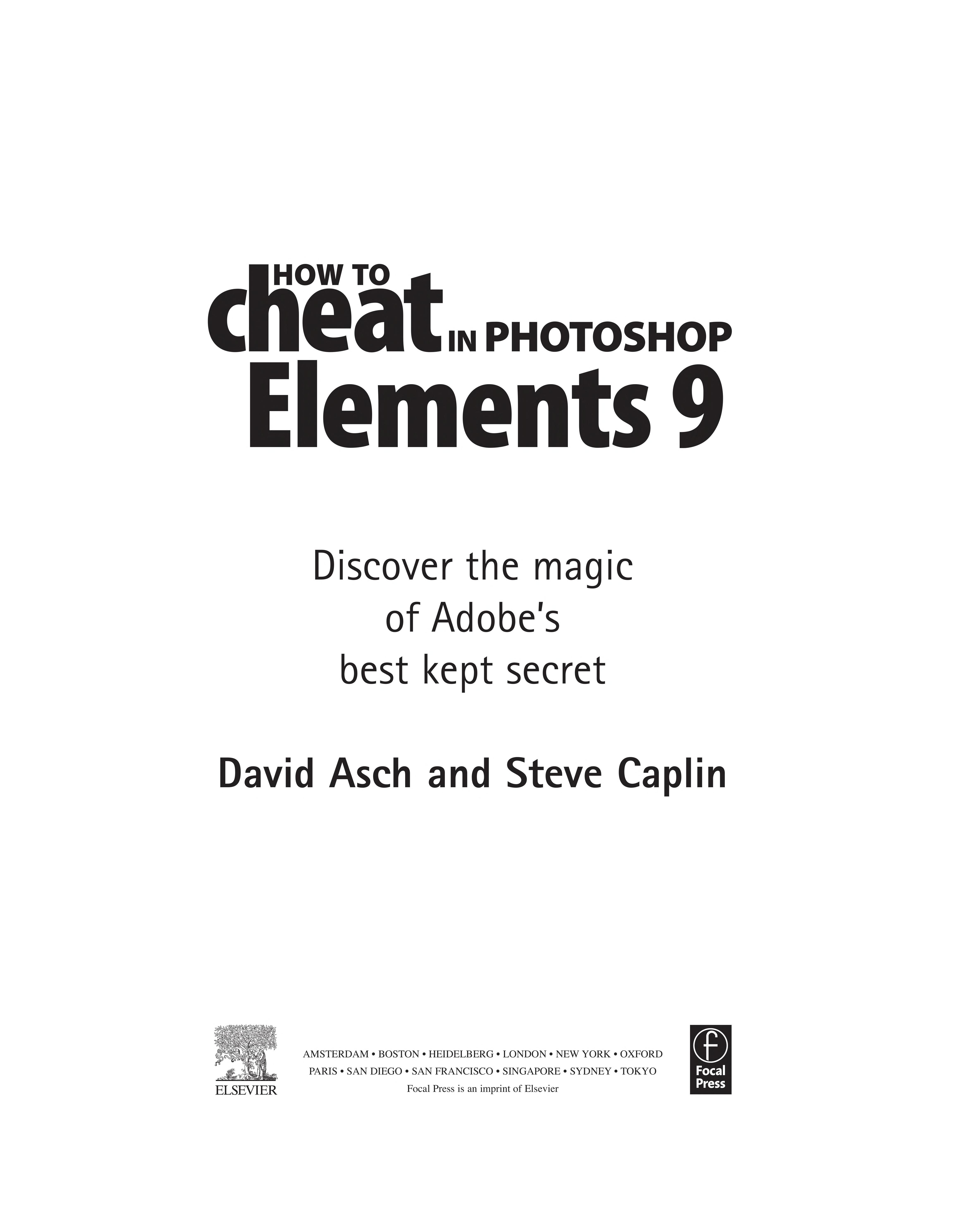 How to Cheat in Photoshop Elements 9