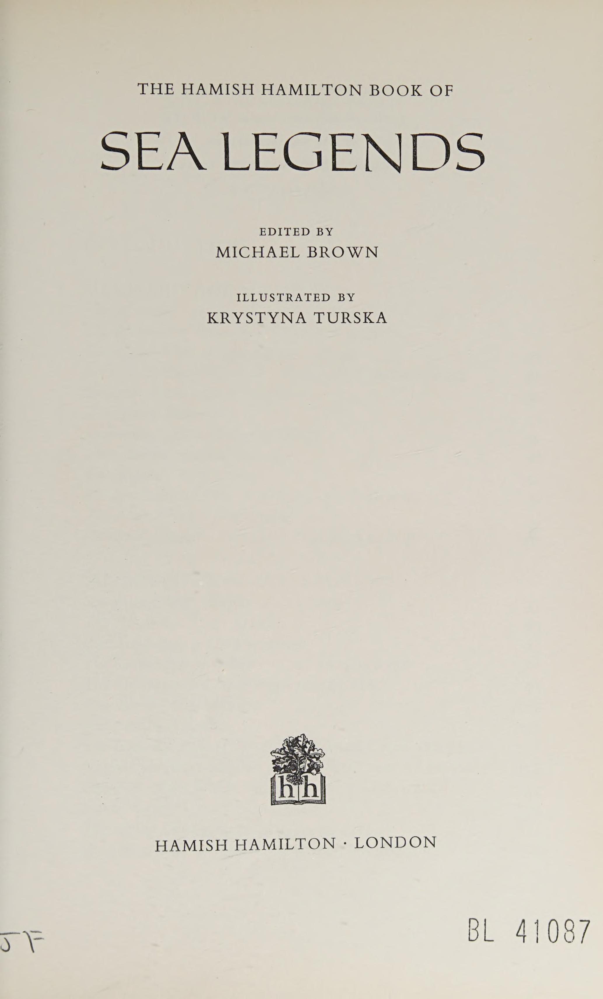 Book of Sea Legends