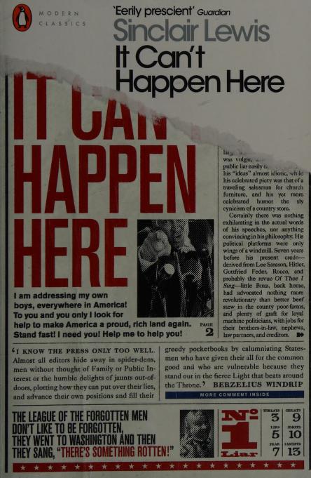 It Can't Happen Here