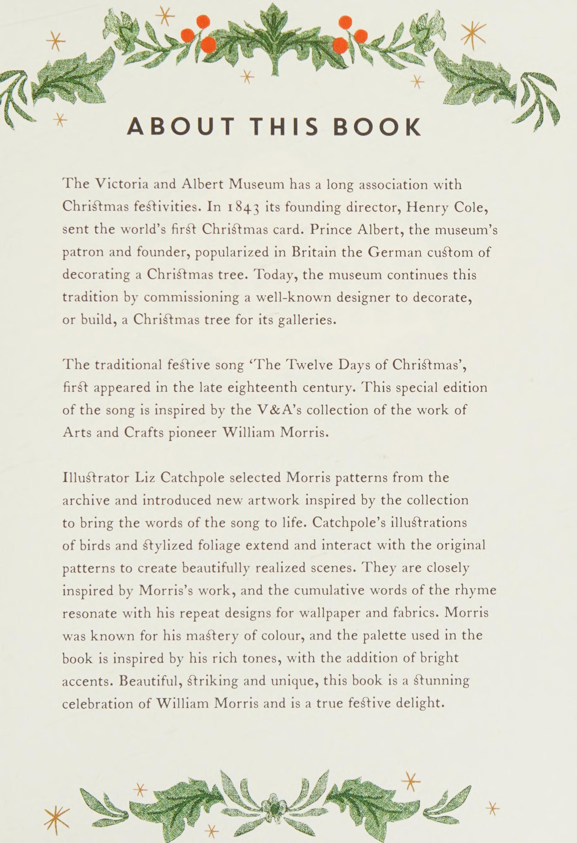 V&Amp;a: The Twelve Days of Christmas
