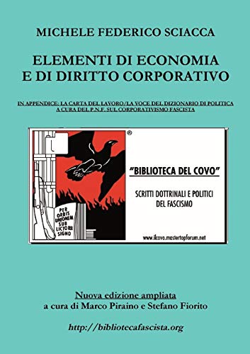Elementi Di Economia E Di Diritto Corporativo