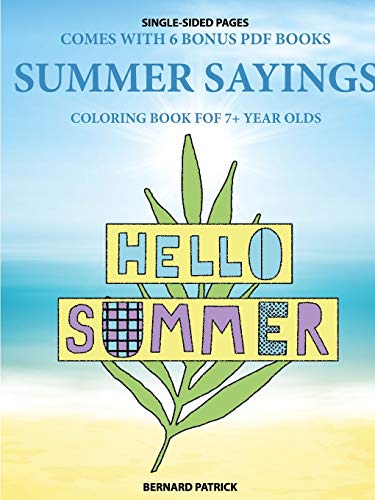 Coloring Book for 7+ Year Olds
