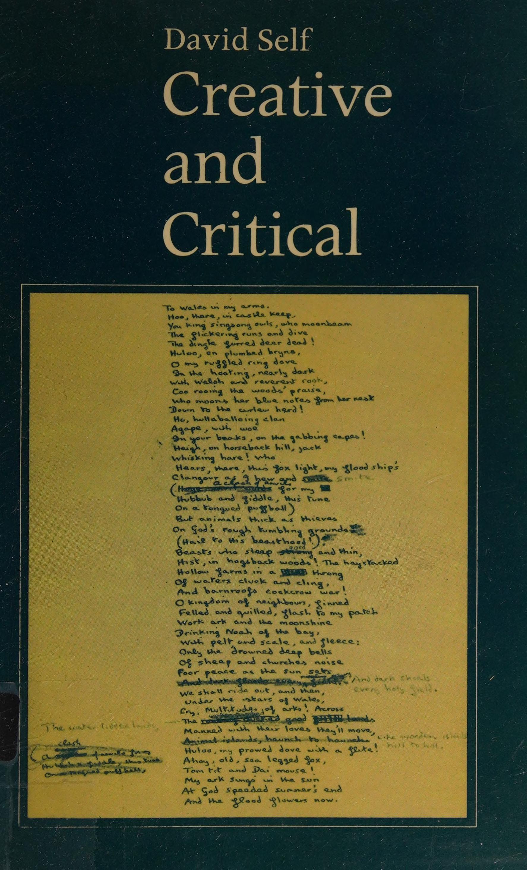 Creative and Critical