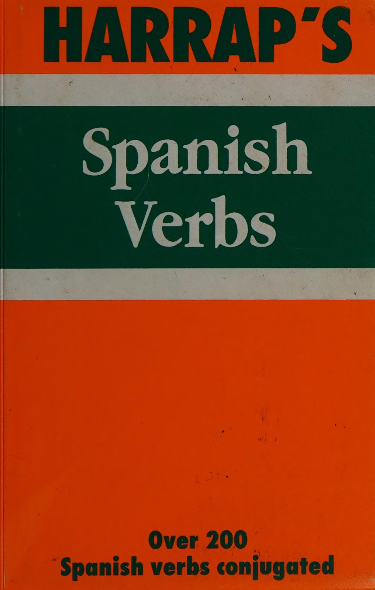 Harrap's Spanish Verbs