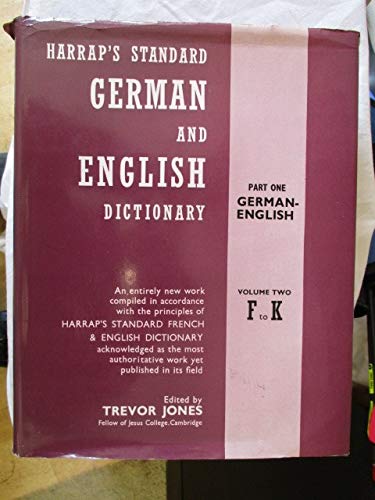 Harrap's Standard German and English Dictionary