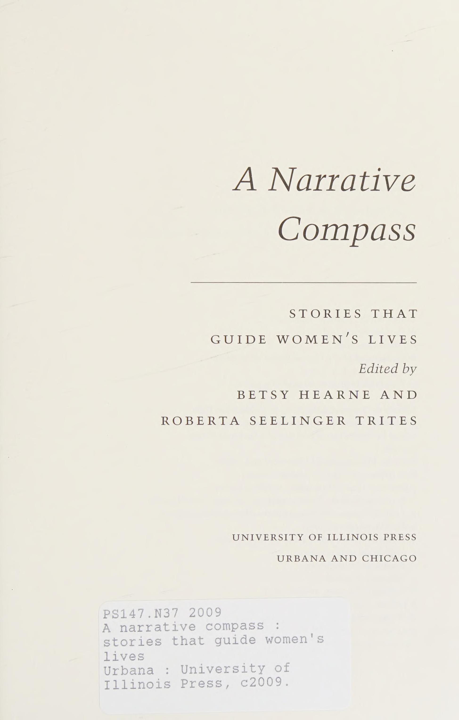 A Narrative Compass: Stories That Guide Women'S Lives