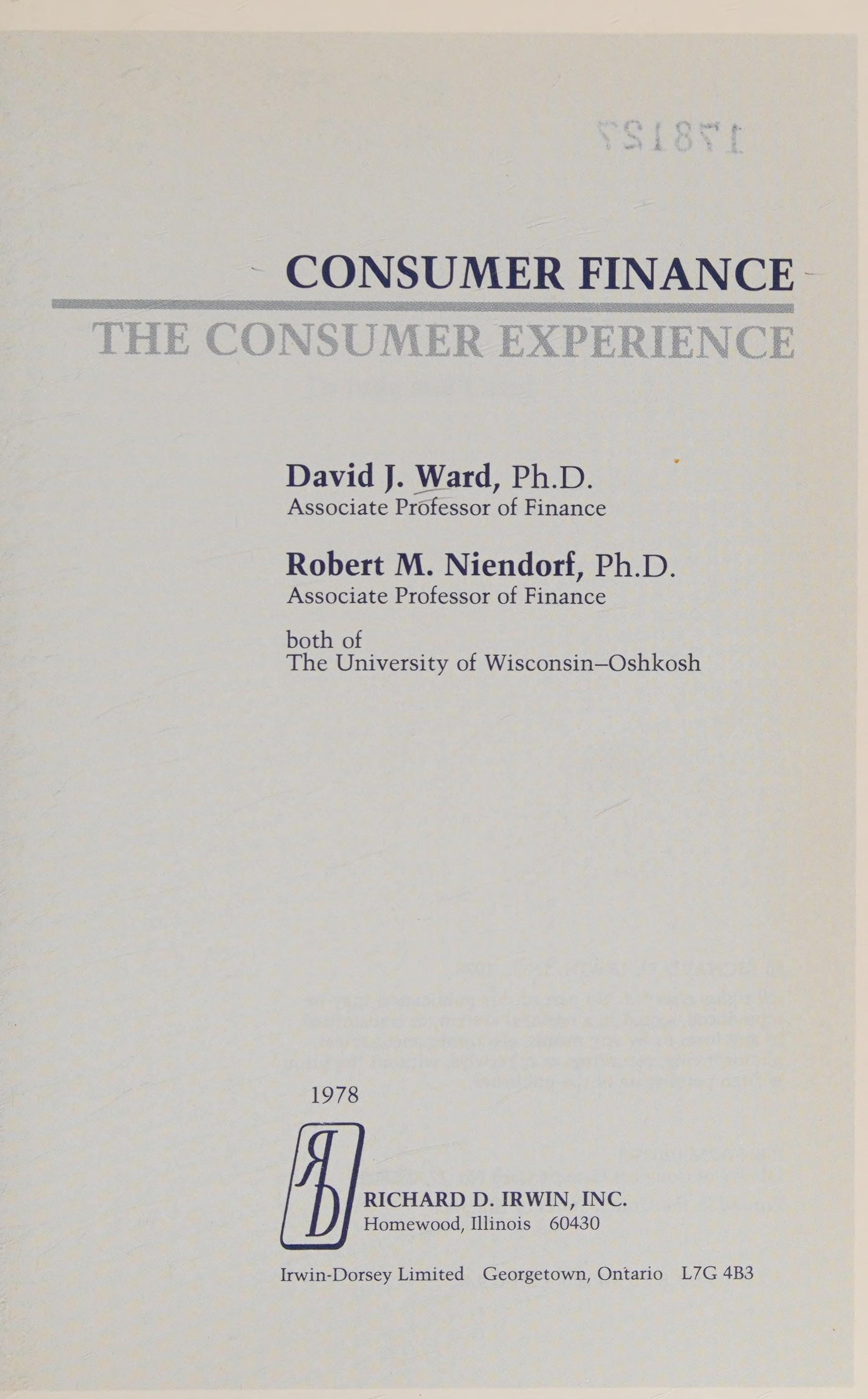 Consumer Finance