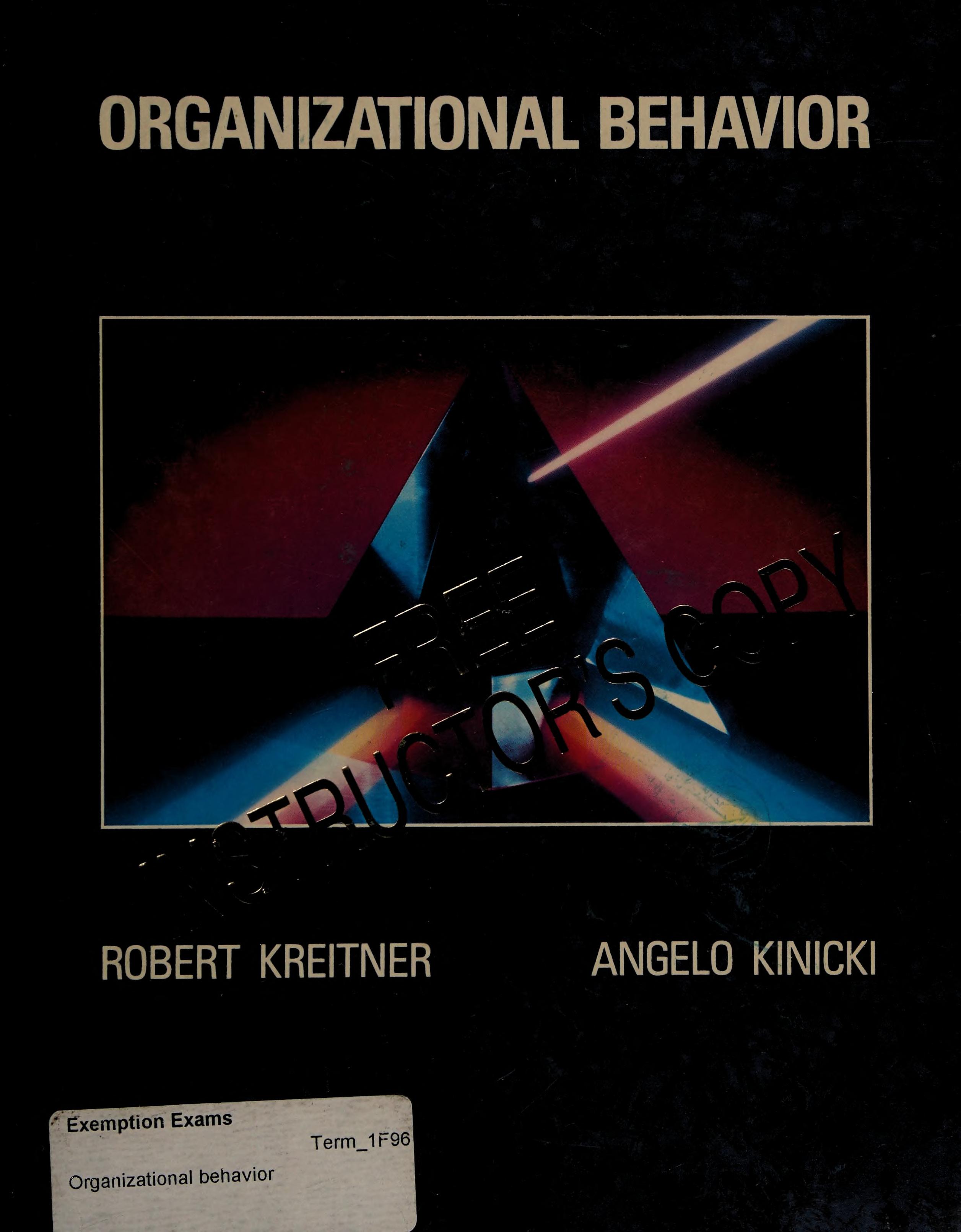 Organizational Behavior