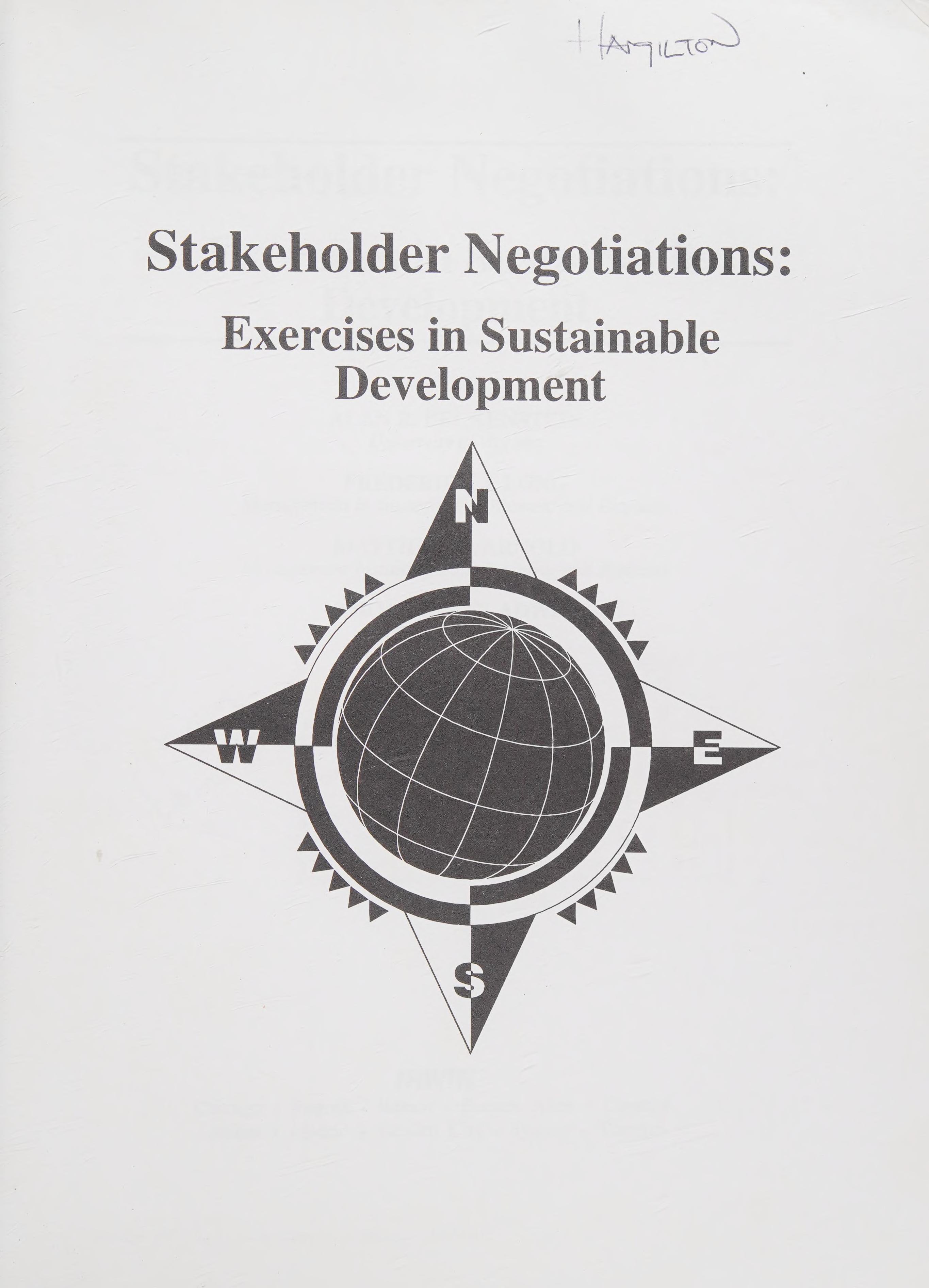 Stakeholder Negotiations