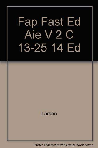 Fap Fast Ed Aie V 2 C 13-25 14 Ed
