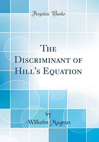 The Discriminant Of Hill'S Equation