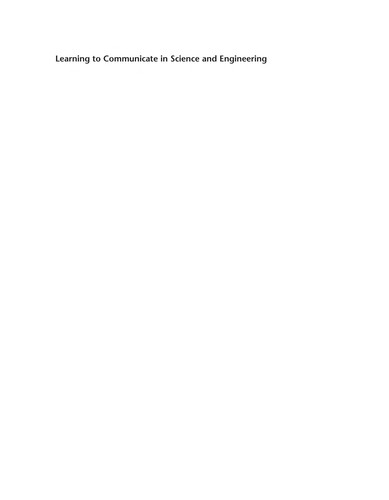 Learning to Communicate in Science and Engineering
