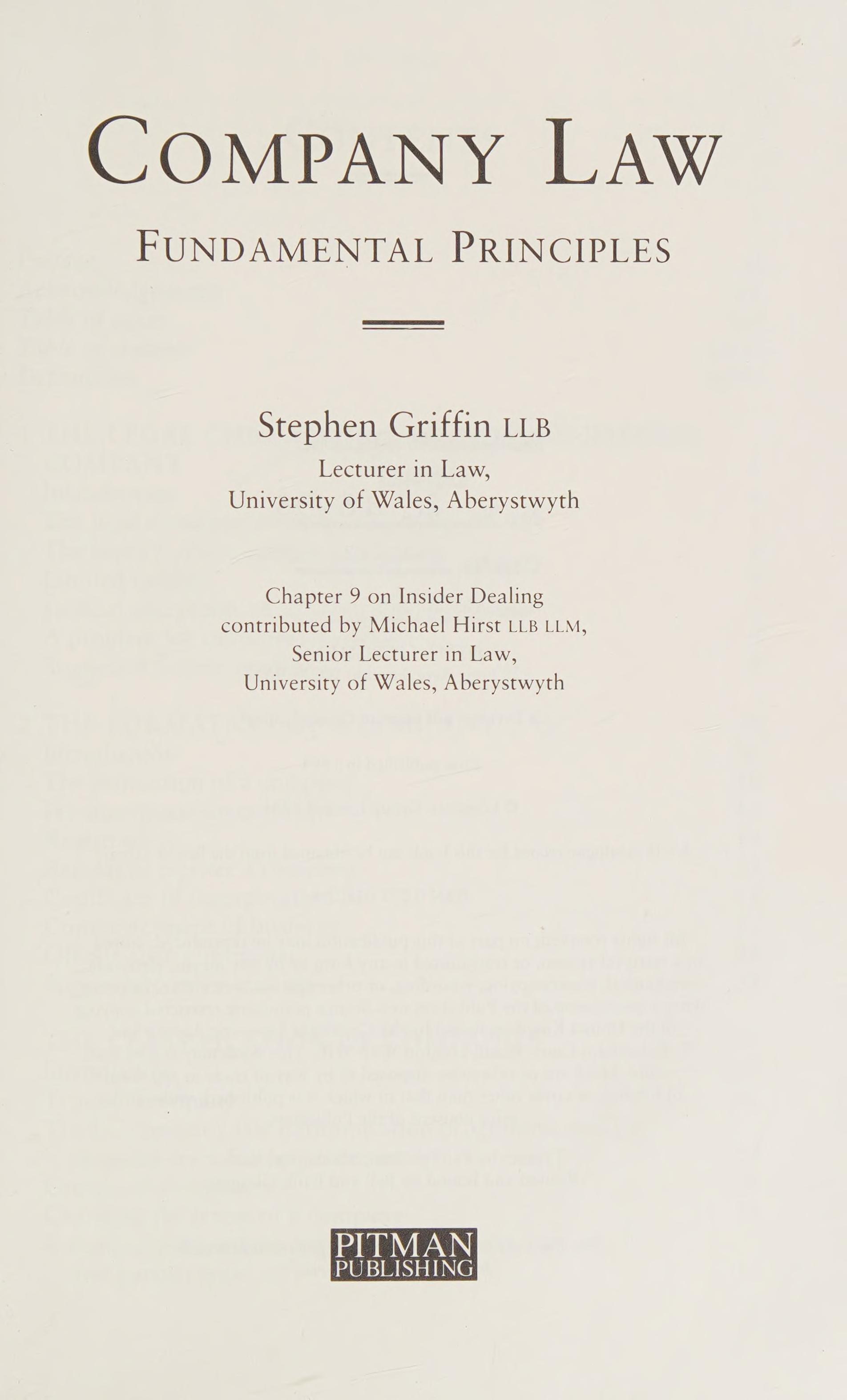 Company Law