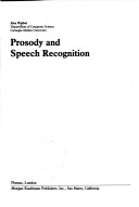 Prosody And Speech Recognition: Reserch Notes In Artificial Intelligence