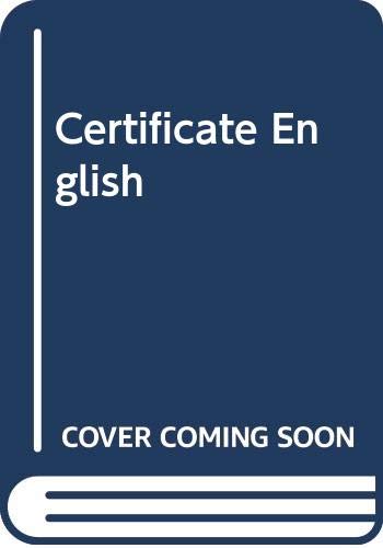 Certificate English