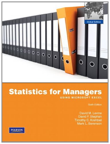 Statistics For Managers Using MS Excel