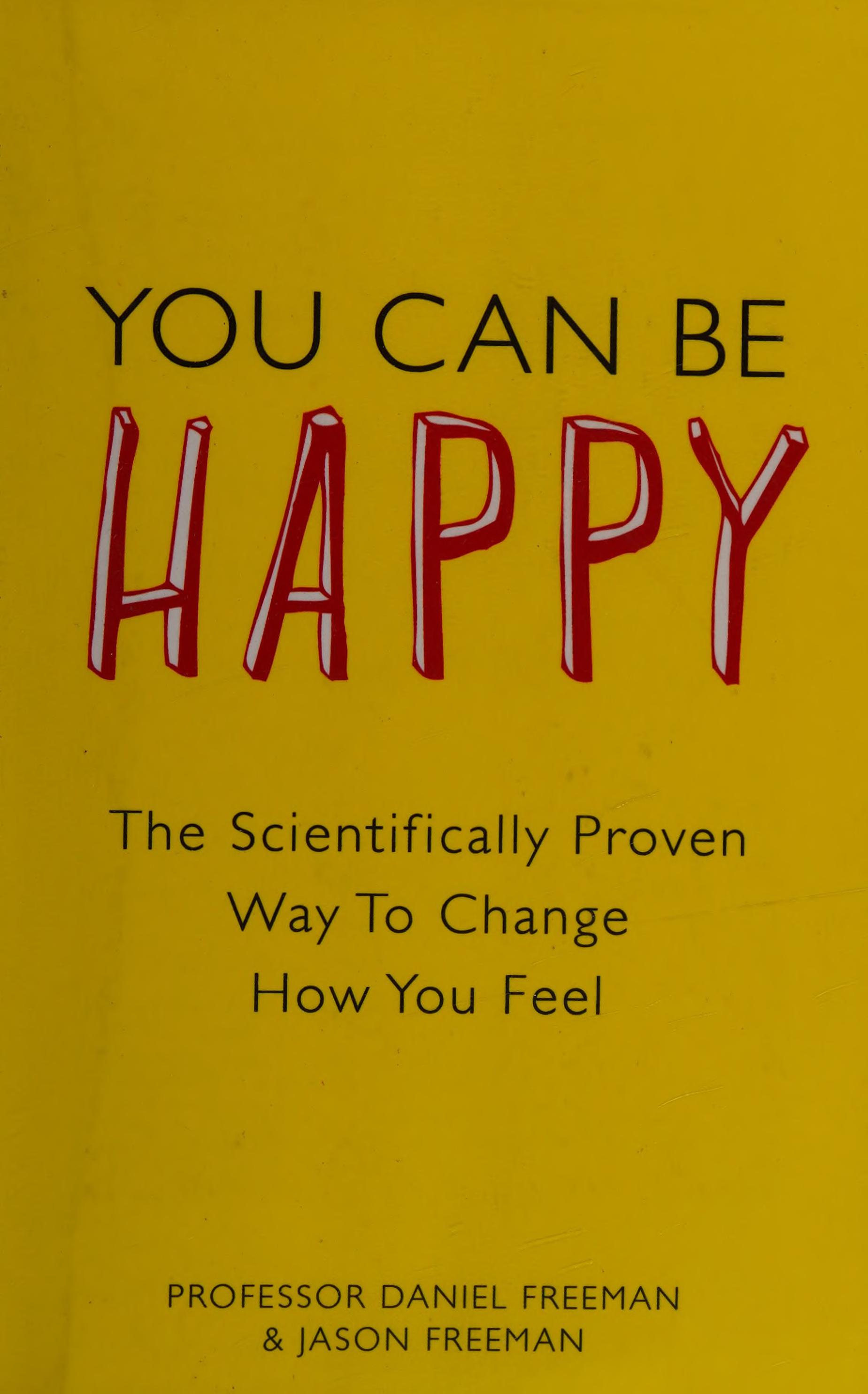 You Can Be Happy