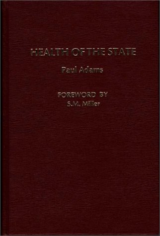 Health of the State Praeger Special Studies in Social Welfare