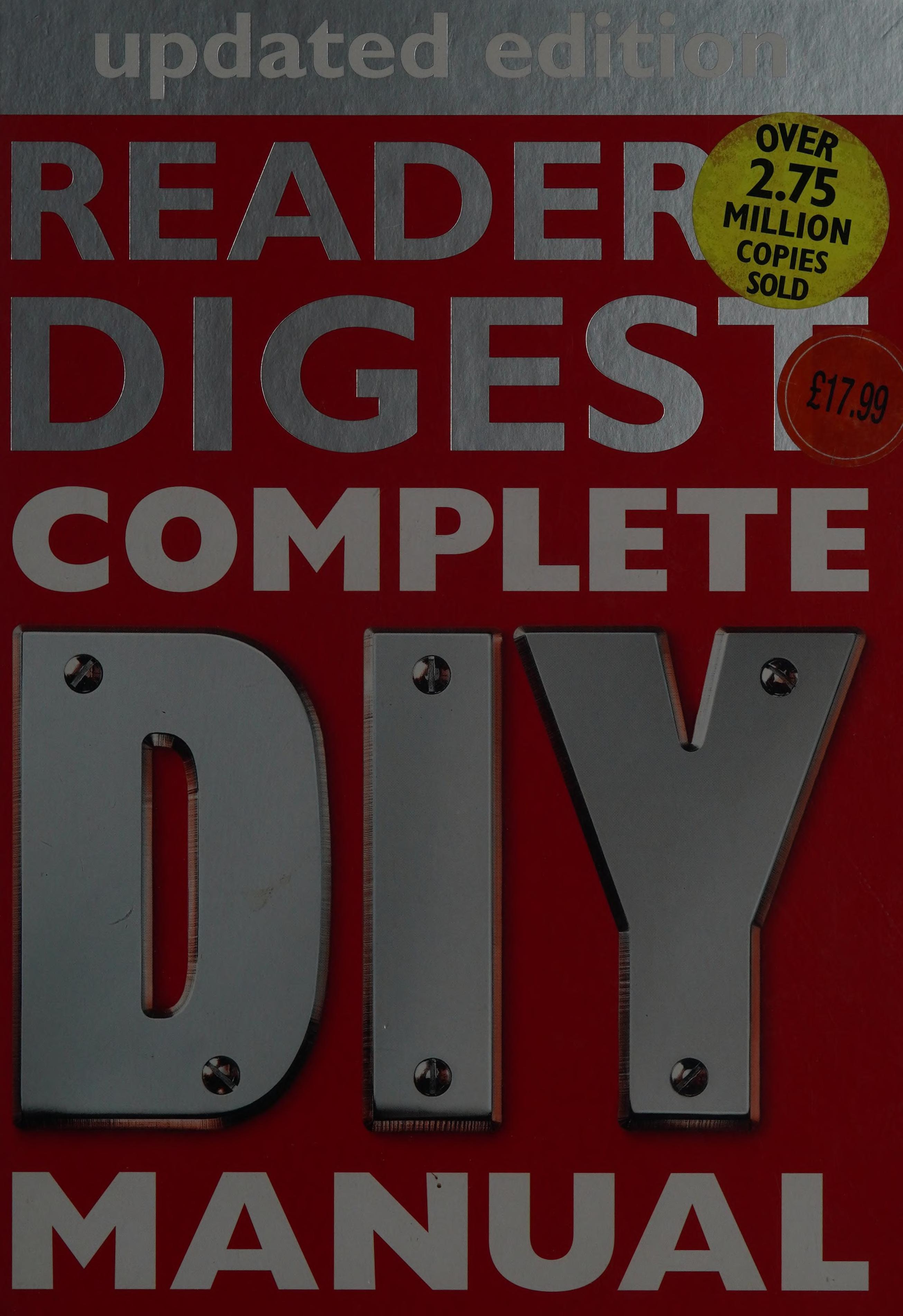 '''READER'S DIGEST'' COMPLETE DIY MANUAL (READERS DIGEST)'