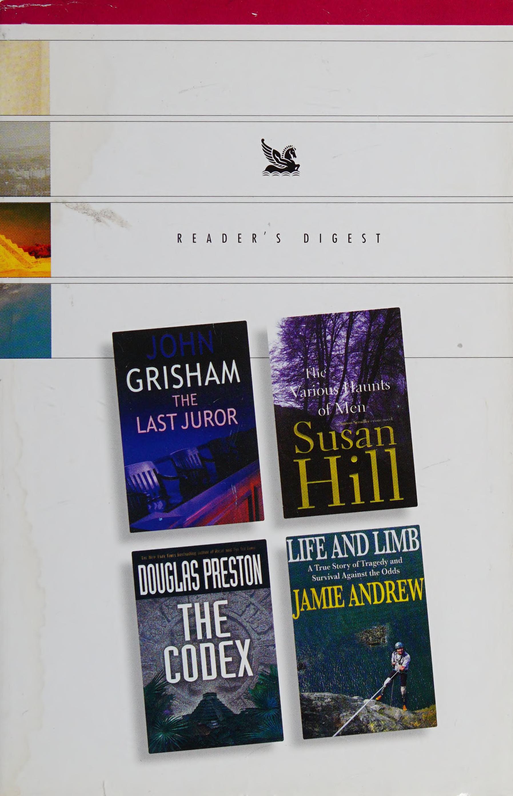 The Last Juror, the Various Haunts of Men, the Codex and Life and Limb