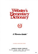 Dictionary Websters Elementary