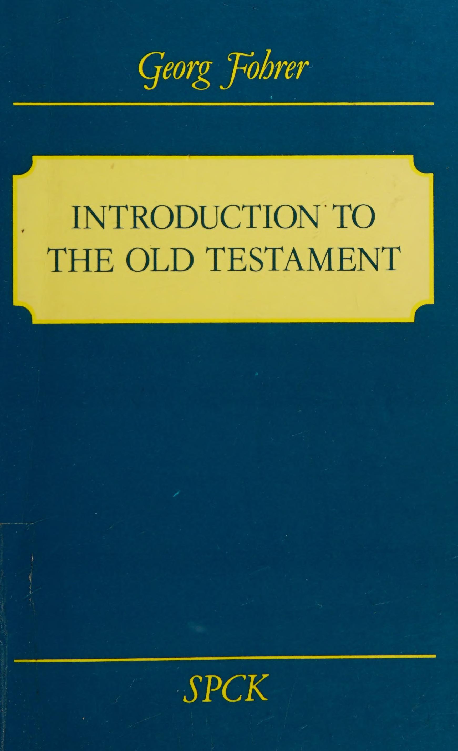 Introduction to the Old Testament