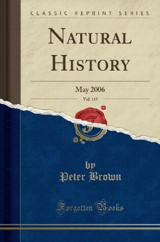 Natural History, Vol. 115