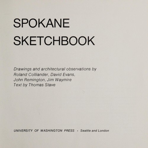 Spokane Sketchbook
