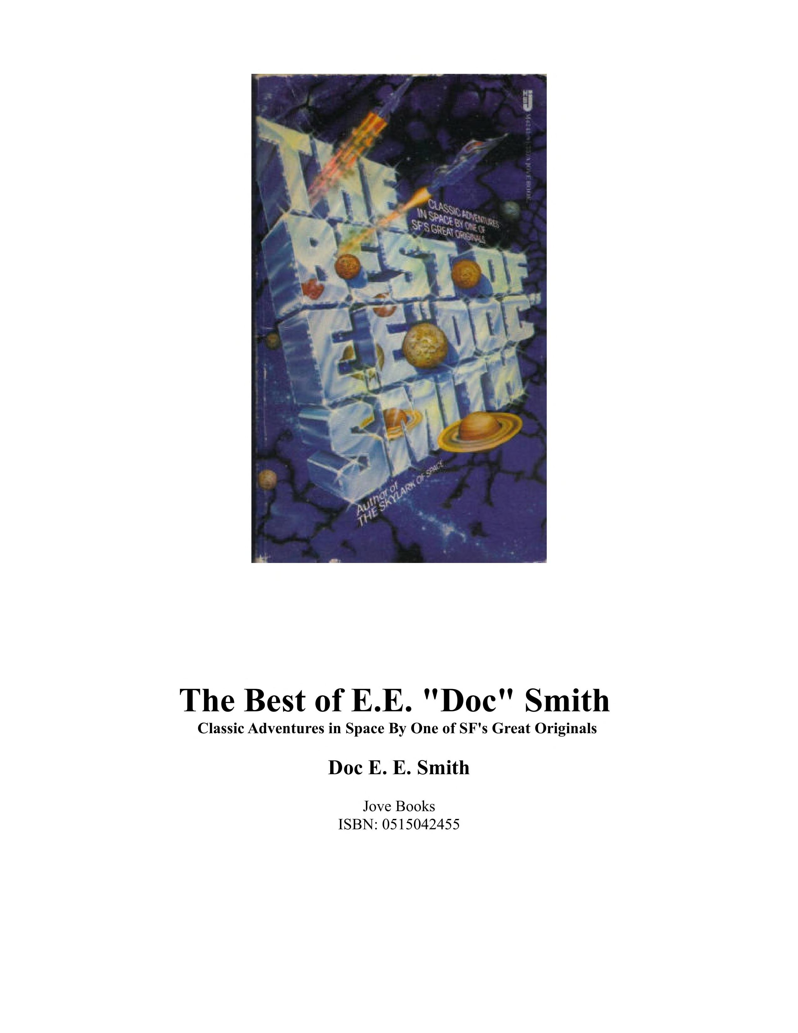 The Best of E. E. Doc Smith
