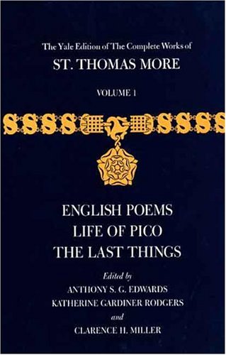 The Yale Edition of the Complete Works of St. Thomas More